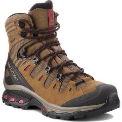 Trekkingi SALOMON - Quest 4D 3 Gtx W GORE-TEX 402458 20 G0 Teak/Teak/Tibetan Red. Brązowe buty trekkingowe damskie marki Salomon. W wyprzedaży za 629,00 zł.