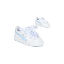Buty Dziecko Puma G INF B HEART STARS.WHITE. Białe trampki dziewczęce Puma, bez wzorów, bez zapięcia. Za 191,20 zł.