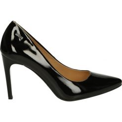 Czółenka - 1197 VER NERO. Czarne buty ślubne damskie Venezia, ze skóry. Za 199,00 zł.