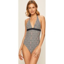 Tommy Hilfiger - Strój kąpielowy. Niebieskie stroje kąpielowe damskie TOMMY HILFIGER, s, bez wzorów, z elastanu. Za 429,90 zł.