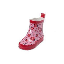 Playshoes Kalosze w biedroneczki. Różowe buciki niemowlęce marki Playshoes, z bawełny. Za 69,00 zł.
