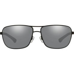 Emporio Armani - Okulary 0EA2033. Czarne okulary przeciwsłoneczne męskie marki Emporio Armani, z materiału, prostokątne. Za 739,90 zł.