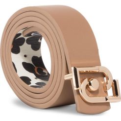 Pasek Damski LIU JO - Cintura Reversible AA0295 E0503 Nuez/Pop Flower U9930. Pomarańczowe paski damskie Liu Jo, w paski, ze skóry ekologicznej. Za 259,00 zł.