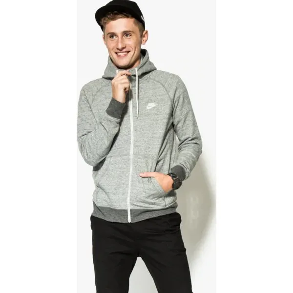 Nike Bluza M Nsw Legacy Hoodie Fz Ft , szary, rozmiar XL. Szare bluzy męskie Nike, xl, bez wzorów, z bawełny, sportowe, z kapturem, bez rękawów. W wyprzedaży za 239,99 zł.