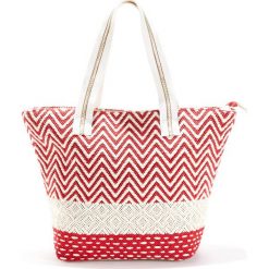 Shopper bag damskie: Torba shopper z wzorem etnicznym