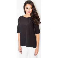Figl Bluzka damska M434 black, czarny, XL. Czarne bluzki damskie FIGL, xl, bez wzorów, z poliesteru, bez kołnierzyka, bez rękawów. W wyprzedaży za 167,00 zł.
