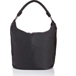 Torebki klasyczne damskie: Skórzana torebka w kolorze czarnym – 45 x 20 x 56 cm