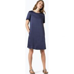 Sukienki: Weekend MaxMara – Sukienka damska z domieszką lnu i jedwabiu, niebieski