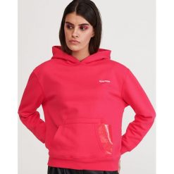Bluza z kapturem - Różowy. Różowe bluzy damskie Reserved, s, bez wzorów, bez rękawów, z kapturem. W wyprzedaży za 59,99 zł.