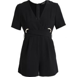 Kombinezony damskie: Topshop EYELET WRAP BELT Kombinezon black