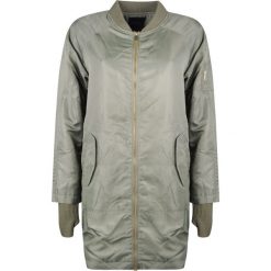 Guess Kurtka "Long Bomber". Kurtki damskie Guess, z aplikacjami, z tkaniny, bez kaptura. Za 379,00 zł.