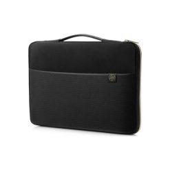 Torba HP Carry Sleeve 14 cali Czarno-złoty. Żółte torby na laptopa HP, bez wzorów. Za 79,10 zł.