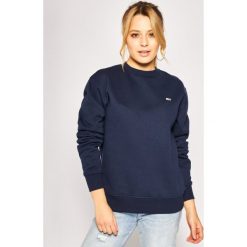 Bluza Tommy Jeans Classics DW0DW04529. Niebieskie bluzy damskie Tommy Jeans, xs, bez wzorów, z bawełny, bez rękawów, bez kaptura. W wyprzedaży za 239,00 zł.