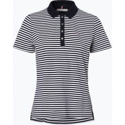 Tommy Hilfiger - Damska koszulka polo, niebieski. Niebieskie koszulki damskie polo s, z haftami, z bawełny, polo. Za 229,95 zł.