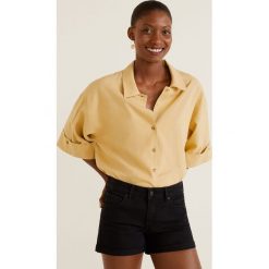 Mango - Szorty Vicky. Szare szorty damskie Mango, z aplikacjami, z elastanu, casualowe. Za 79,90 zł.
