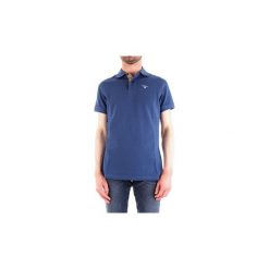Koszulki polo z krótkim rękawem Barbour BAPOL0119. Niebieskie koszulki męskie Barbour, m, bez wzorów, polo, z krótkim rękawem, krótkie. Za 246,97 zł.