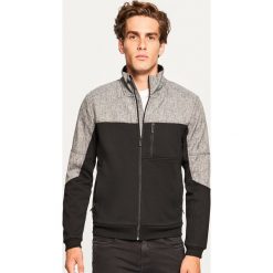 Bluza ze stójką - Czarny. Czerwone bluzy męskie marki KALENJI, m, z elastanu, z długim rękawem, długie. Za 139,99 zł.