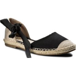 Espadryle JENNY FAIRY - WS56369-9 Beżowy Czarny. Czarne espadryle damskie Jenny Fairy, bez wzorów, ze skóry ekologicznej, bez obcasa, na płaskiej podeszwie. Za 59,99 zł.
