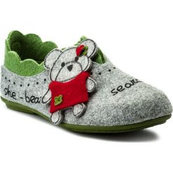 Kapcie damskie: Kapcie MANITU – 340207 Grau 9