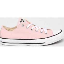 Converse - Tenisówki. Różowe trampki męskie marki Converse, z materiału, na sznurówki. W wyprzedaży za 229,90 zł.