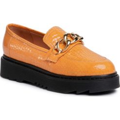 Lordsy L37 - Know You Better B44 Orange. Pomarańczowe półbuty damskie L37, ze skóry, bez obcasa. Za 699,00 zł.