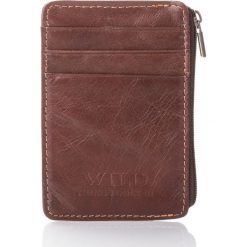 Portfele męskie: SKÓRZANY MINI PORTFEL ETUI NA KARTY