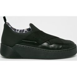 Levi's - Buty Mullet X S. Czarne buty sportowe damskie Levi's®, bez wzorów, ze skóry, sportowe. W wyprzedaży za 349,90 zł.