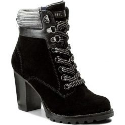 Buty zimowe damskie: Botki TOMMY HILFIGER - Isabella 18B FW0FW01537 Black 990