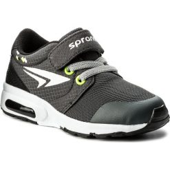 Sneakersy SPRANDI - CP44-5133 Szary. Szare trampki chłopięce Sprandi, bez wzorów, ze skóry ekologicznej, na rzepy. W wyprzedaży za 44,99 zł.
