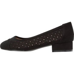 Buty ślubne damskie: Evans WIDE FIT FLEUR Czółenka black