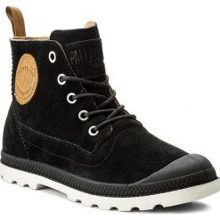 Trapery PALLADIUM - Pampa Ldn Lp Mid Sue 95560-013-M Black/Cuero. Czarne trapery damskie Palladium, ze skóry. W wyprzedaży za 269,00 zł.