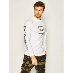 Bluza HUF Essentials Domestic TS00146. Białe bluzy męskie HUF, m, bez wzorów, z bawełny, bez kołnierzyka, bez rękawów, bez kaptura. Za 169,00 zł.