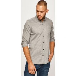 Tom Tailor Denim - Koszula. Szare koszule męskie TOM TAILOR DENIM, xl, bez wzorów, z bawełny, casualowe, button down, z długim rękawem. W wyprzedaży za 99,90 zł.