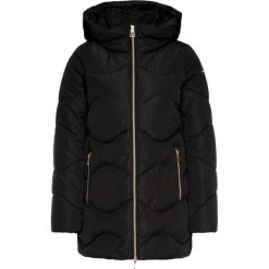 Kurtka puchowa Geox Annya W9428C T2506 F9000. Czarne kurtki damskie Geox, bez wzorów, z poliesteru, bez kaptura. W wyprzedaży za 489,00 zł.