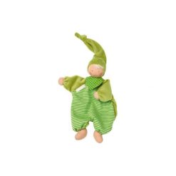 Käthe Kruse Lalka Gugguli - kolor zielony 28 cm. Zielone przytulanki i maskotki marki Käthe Kruse, z wełny. Za 93,00 zł.