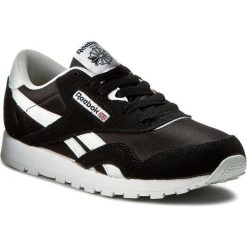 Buty Reebok - Cl Nylon J21507 Black/White. Czarne półbuty dziewczęce Reebok, na sznurówki. W wyprzedaży za 149,00 zł.