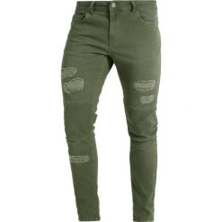 YOURTURN Jeansy Slim Fit khaki. Brązowe jeansy męskie relaxed fit marki YOURTURN. W wyprzedaży za 134,10 zł.