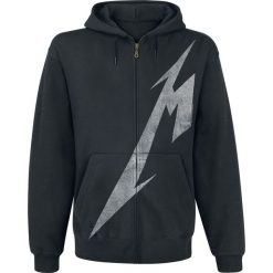 Bluzy męskie: Metallica Shrouded Bluza z kapturem rozpinana czarny