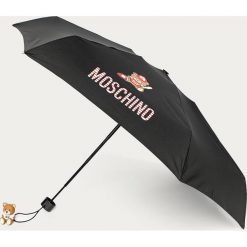 Moschino - Parasol. Czarne parasole MOSCHINO, bez wzorów. Za 259,90 zł.