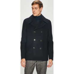 Tommy Hilfiger - Kurtka. Niebieskie płaszcze męskie TOMMY HILFIGER, xl, bez wzorów, z bawełny, krótkie, bez kaptura. W wyprzedaży za 899,90 zł.