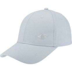 Czapka z daszkiem damska CAD301 - mięta. Szare czapki damskie marki 4f, w paski. Za 39,99 zł.