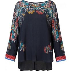 Desigual Bluzka damska Blus Emma XS ciemnoniebieski. Niebieskie bluzki damskie Desigual, xs, eleganckie. W wyprzedaży za 189,00 zł.