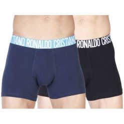 CR7 Podwójne Opakowanie Męskich Bokserek Xl Wielobarwne. Szare bokserki męskie CR7, bez wzorów. Za 119,00 zł.