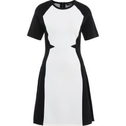 Sukienki: KARL LAGERFELD FLARE DRESS Sukienka dzianinowa black/white