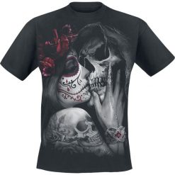Spiral Dead Kiss T-Shirt czarny. Czarne koszulki męskie Spiral, l, z nadrukiem, z bawełny, z okrągłym kołnierzem. Za 74,90 zł.