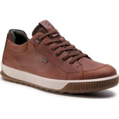 Sneakersy ECCO - Byway Tred GORE-TEX 50182402280 Brandy. Pomarańczowe sneakersy męskie ecco, bez wzorów, ze skóry, klasyczne, bez zapięcia. Za 649,00 zł.