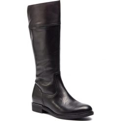 Oficerki LASOCKI - SORENA-01 Czarny. Czarne kozaki damskie Lasocki, ze skóry, bez obcasa, bez zapięcia. Za 329,99 zł.