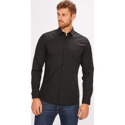 Selected - Koszula. Czarne koszule męskie marki Selected, xl, bez wzorów, z elastanu, klasyczne, z klasycznym kołnierzykiem, z długim rękawem. W wyprzedaży za 139,90 zł.