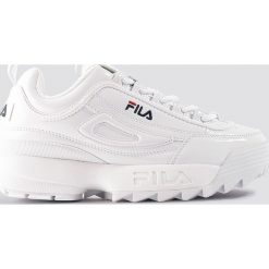 FILA Buty sportowe Disruptor M Low Wmn - White. Białe buty sportowe damskie Fila, bez wzorów, z materiału, sportowe. Za 485,95 zł.