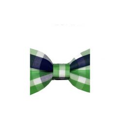 Mucha gotowa bowstyle Zielona kratka. Niebieskie muchy męskie Bowstyle, w kratkę, z tkaniny. Za 75,00 zł.